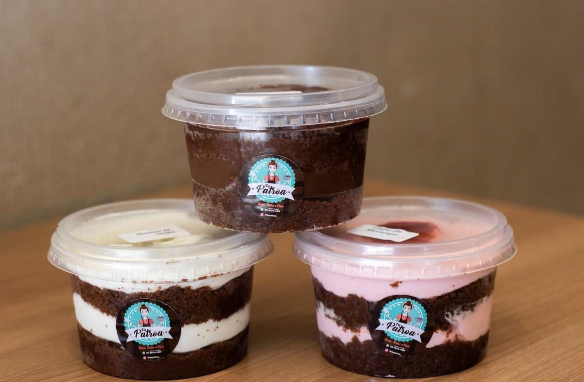 Bolo de Pote Mousse de Limão
