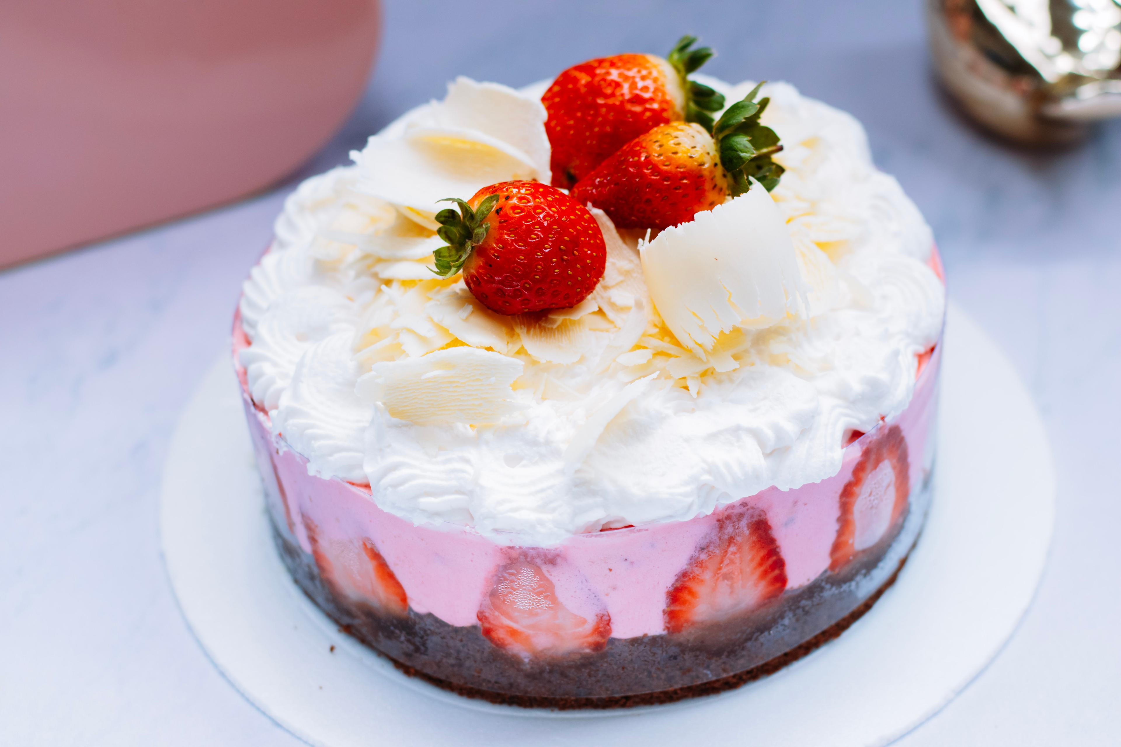 Torta Mousse de Morango